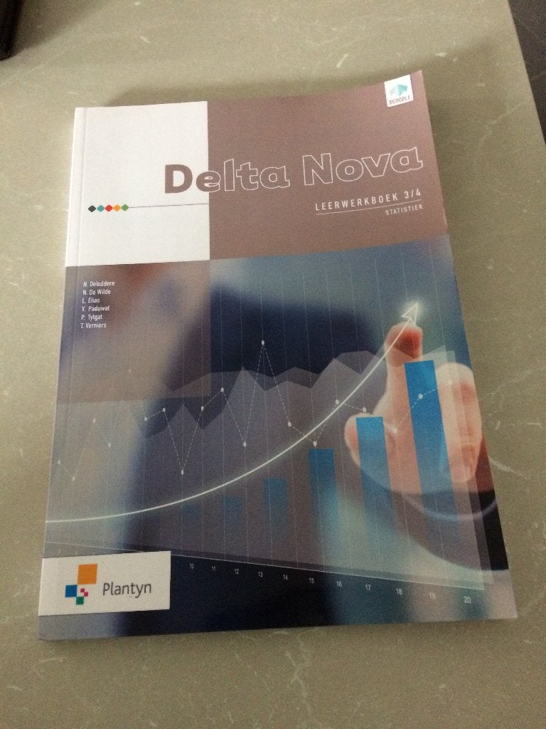 leerwerkboek  Delta Nova 3/4 statistiek, Boeken, Ophalen, Nieuw