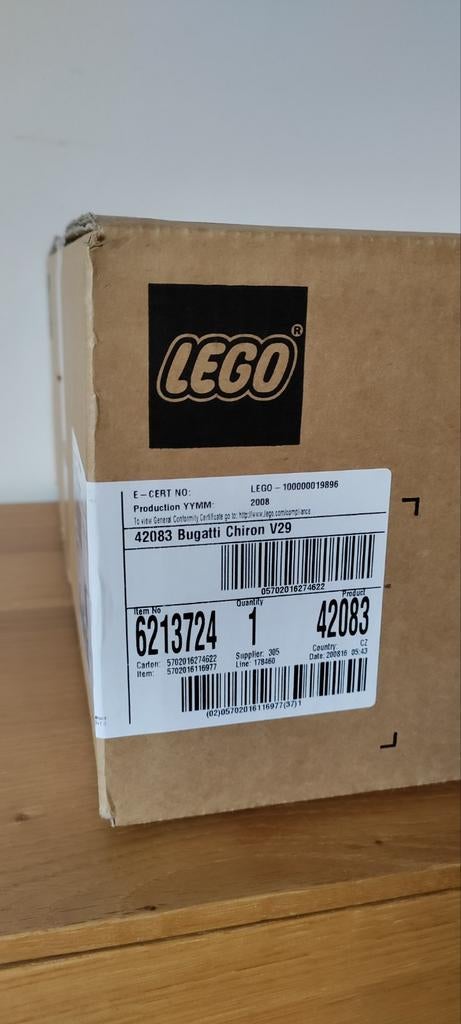 Lego 42083 Bugatti Chiron, Ophalen of Verzenden, Nieuw, Complete set, Lego