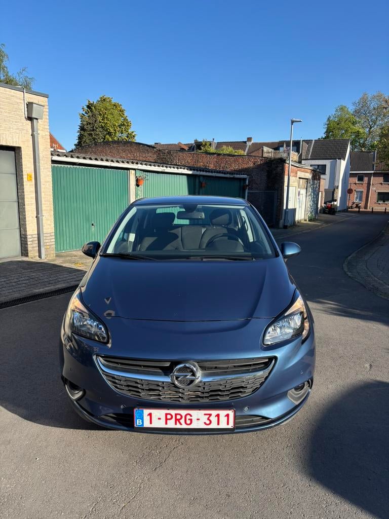 Corsa 1.4 automaat / airco / apple carplay, Auto's, Stof, 4 cilinders, Blauw, Parkeersensor