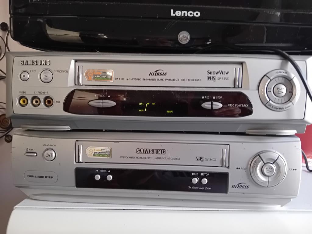 Samsung videorecorder, Ophalen of Verzenden, Gebruikt, VHS-speler of -recorder