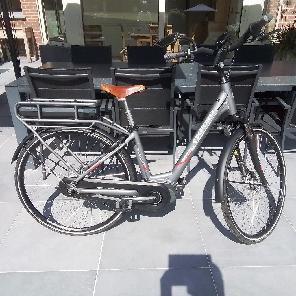 Elektrische Damesfiets Oxford Montana, Fietsen en Brommers, Ophalen, (Extra) lage instap, 47 tot 50 cm, Zo goed als nieuw