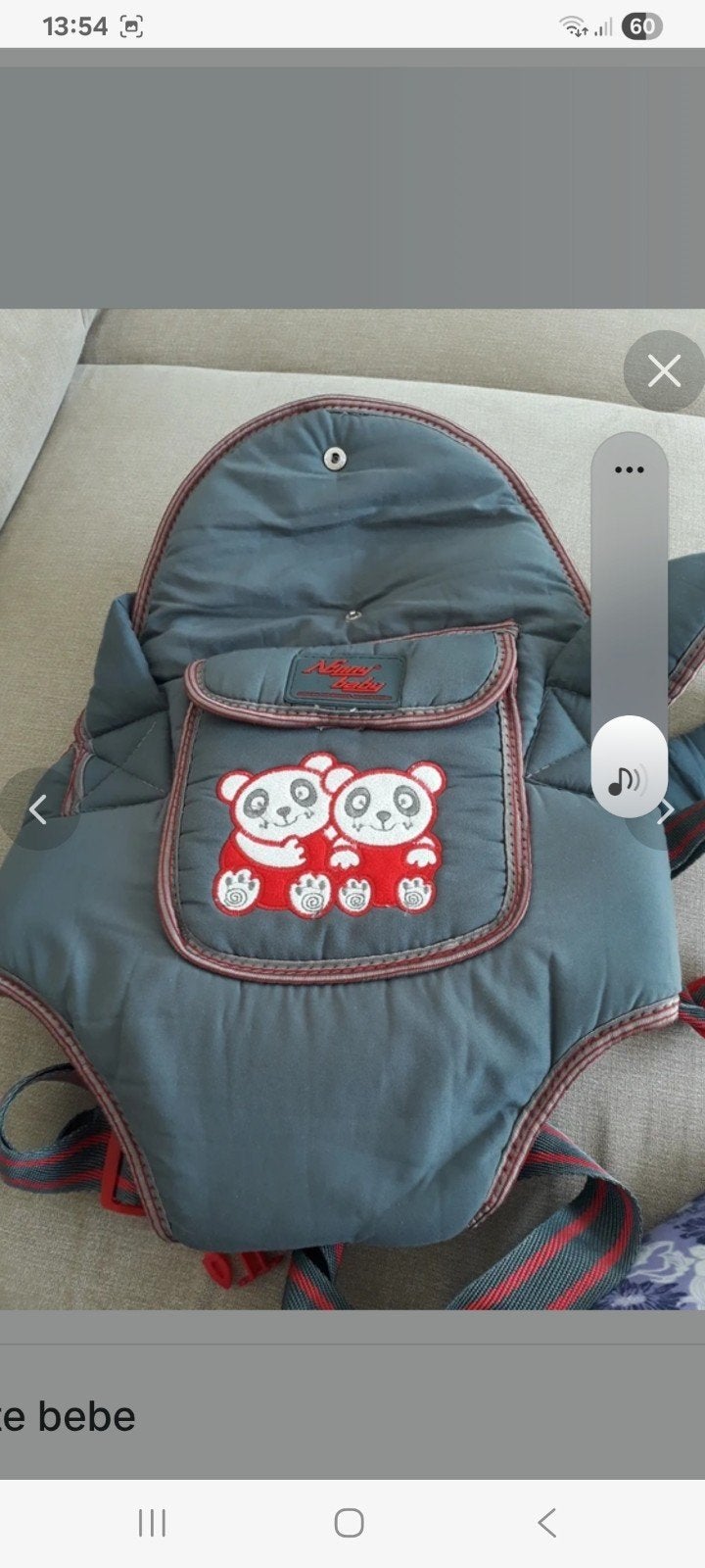 porte bébé, Enlèvement