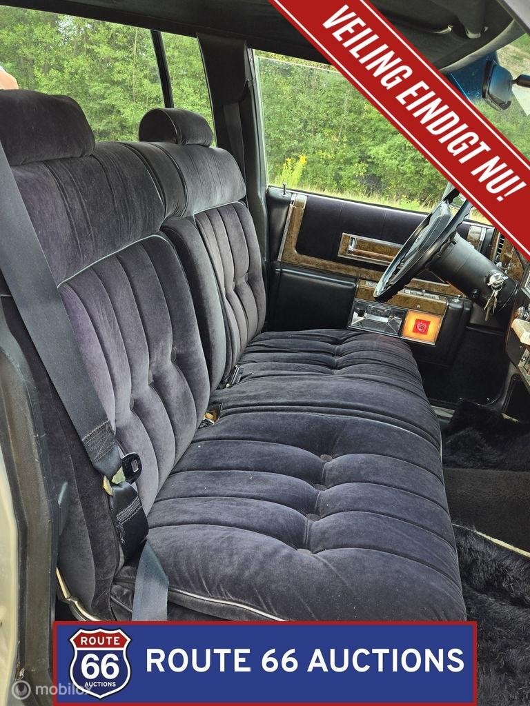 Cadillac Fleetwood Limousine | 1979 | Route 66 Auctions, Auto's, Cadillac, Zwart, Bedrijf, Handgeschakeld