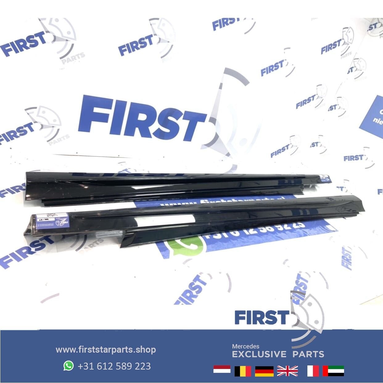 W205 sideskirts dorpel lijsten Mercedes C Klasse 2014-2021 z, Utilisé, -, -, Enlèvement ou Envoi