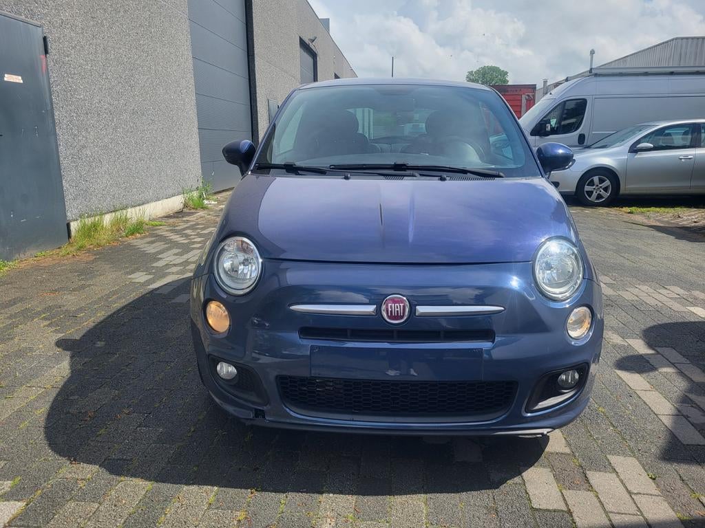 FIAT 500 / BENZINE 1.2 / 2014 / SPORT, Blauw, Bedrijf, Handgeschakeld, 1242 cc