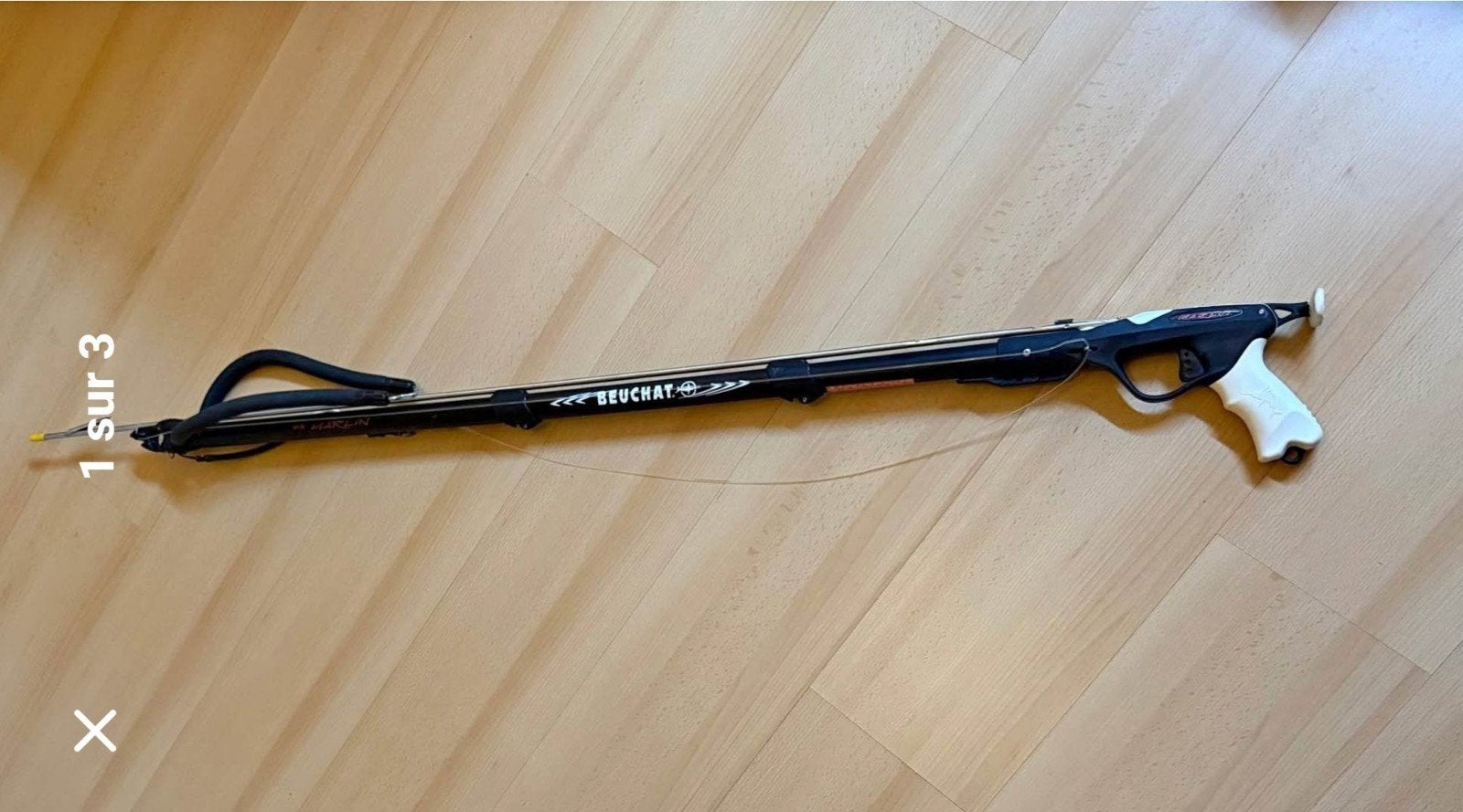 Beuchat Marlin 95 vissersharpoen, Ophalen, Gebruikt