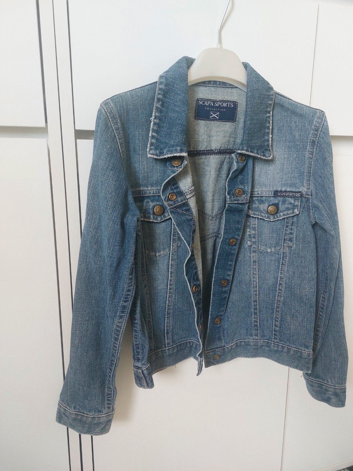 scapa jeansjasje 10 j, Kinderen en Baby's, Kinderkleding | Maat 140, Ophalen of Verzenden