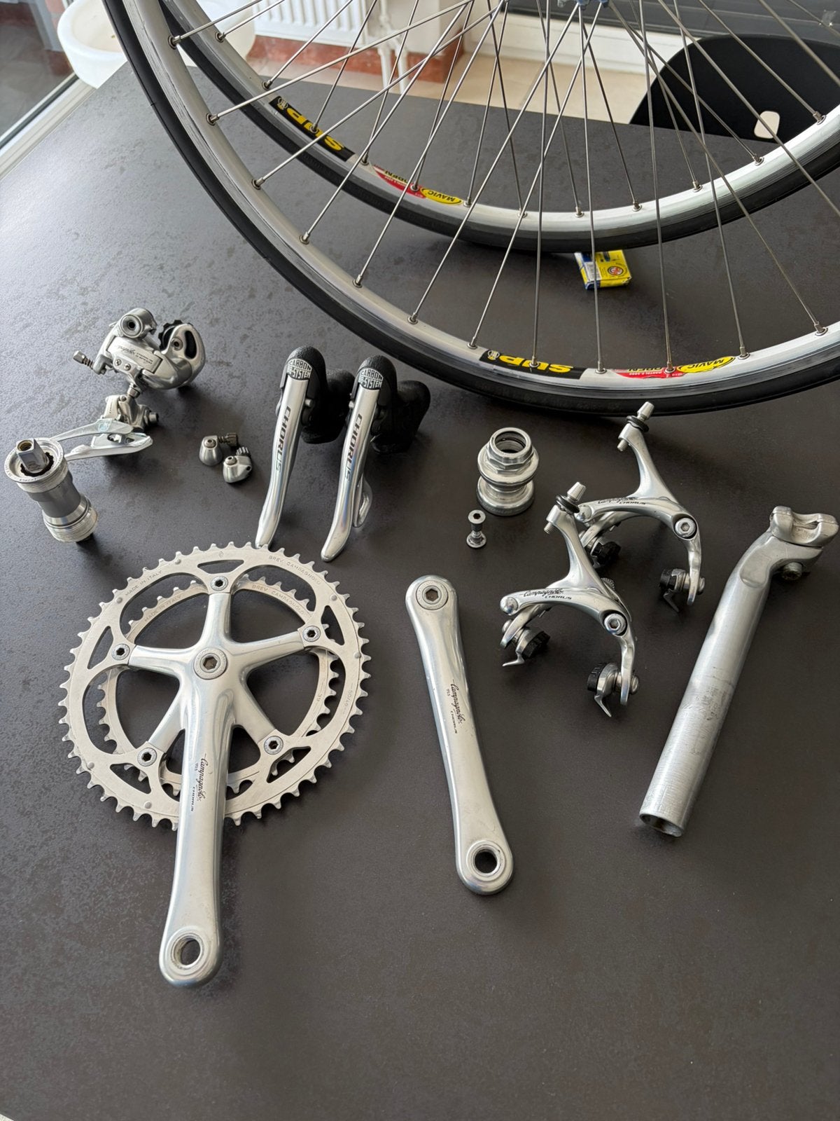 Campagnolo Chorus 9 speed Groepset, Fietsen en Brommers, Ophalen of Verzenden, Zo goed als nieuw
