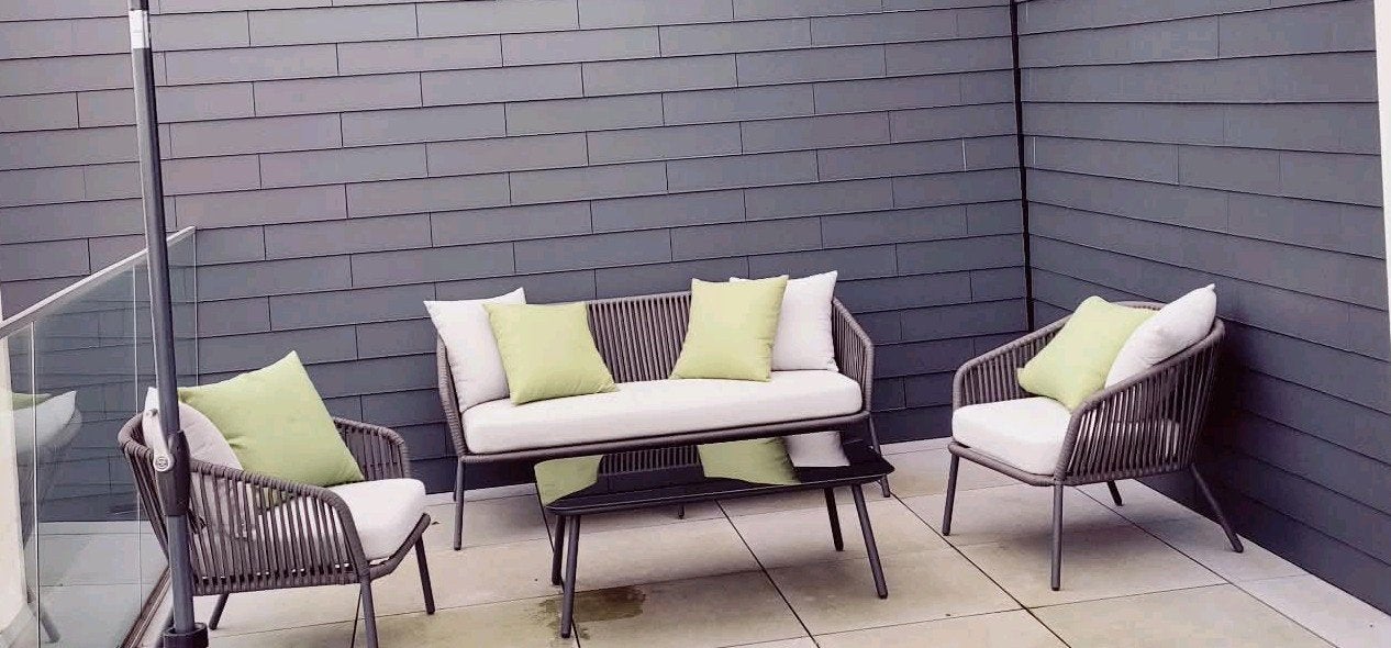 Tuinset met kussens, Tuin en Terras, Ophalen, Tuinset
