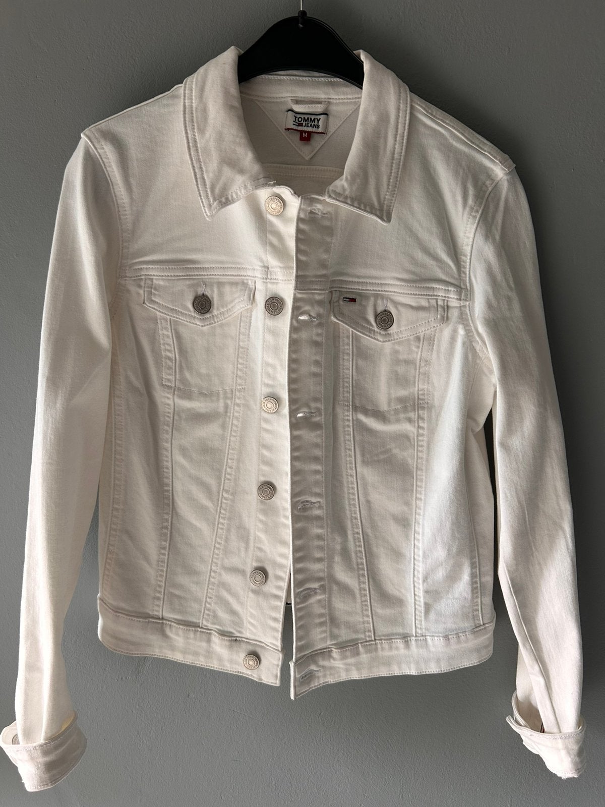 Jeans vest, Wit, Nieuw, Jasje, Ophalen