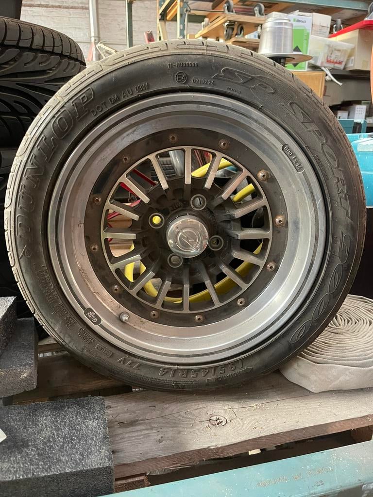 Alu velgen Gotti plus nieuwe banden, Ophalen, Opel