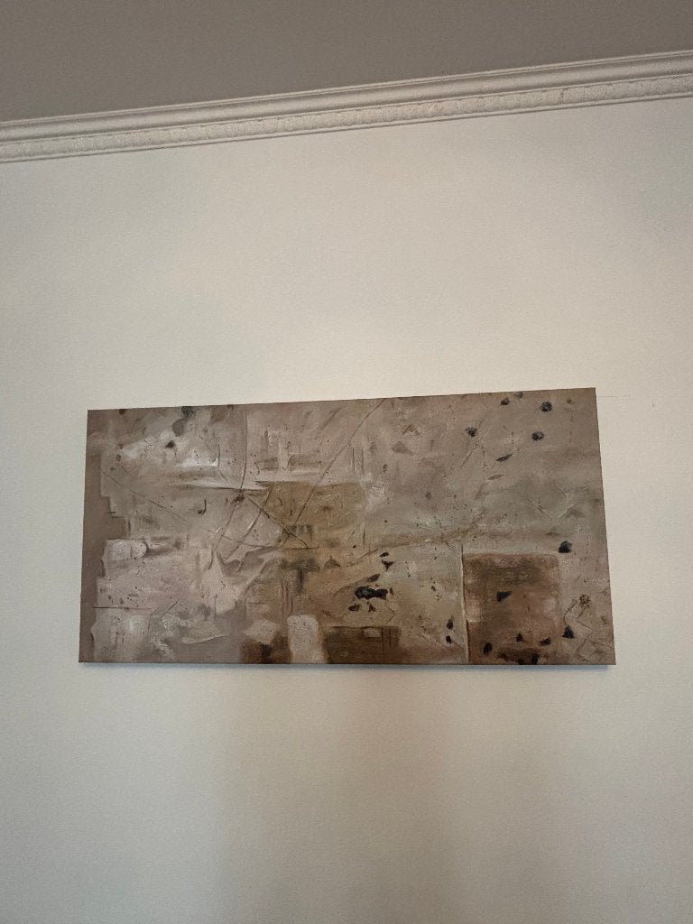 Handgeschilderd abstract schilderij "Mongolongi", Enlèvement
