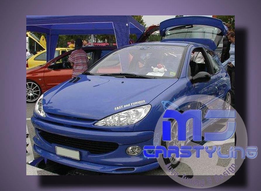 Peugeot 206 - Voorbumper spoiler, Autos : Divers, Tuning & Styling, Enlèvement ou Envoi