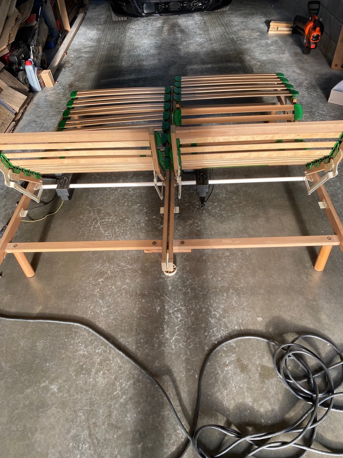 Elektrische lattenbodems, Ophalen, Gebruikt, 90 cm, Eenpersoons