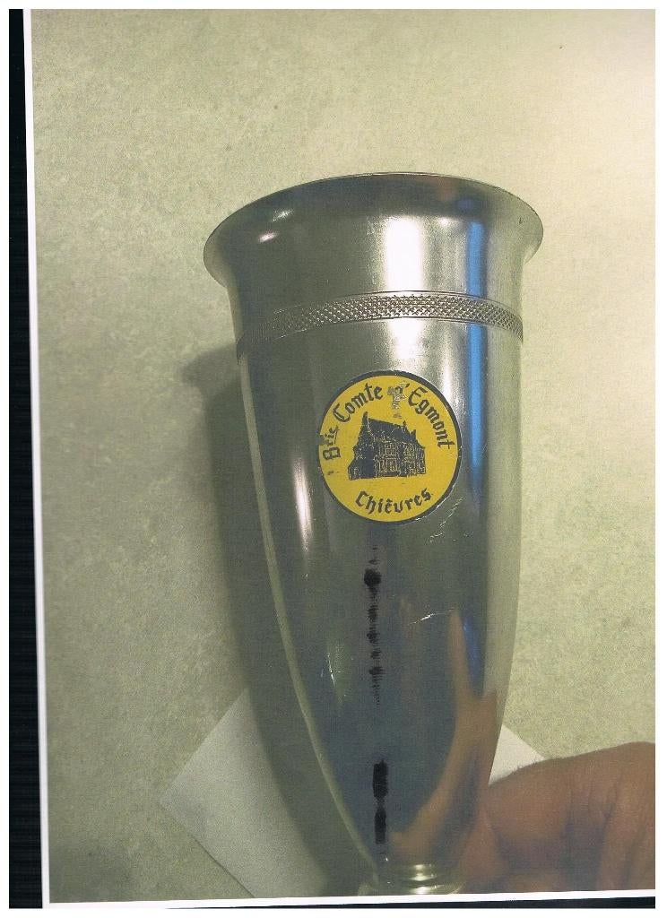 BROUWERIJ COMTE D'EGMONT TROFEE BEKER, Verzenden, Gebruikt, Overige typen