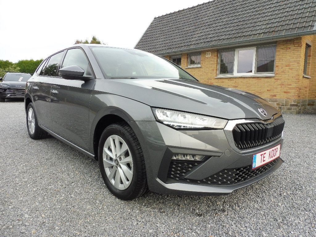 SKODA SCALA 1,0TSI 116pk/automaat/17000km/bj 2025, Autos, Argent ou Gris, Euro 6, Entreprise, Garantie prolongée