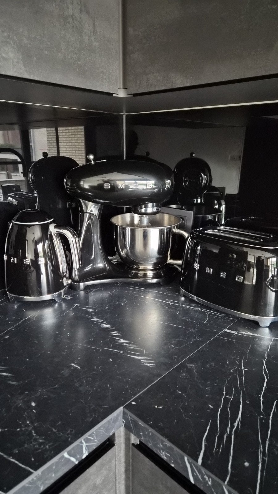 smeg toestellen te koop nieuw, Ophalen, Overige typen, Nieuw, Zwart