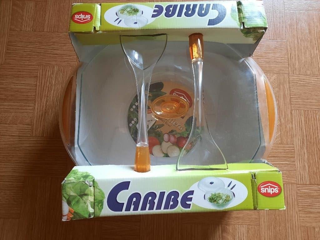 heel mooi nieuw sla servies "caribe" grote kom dia 32 cm, Ophalen of Verzenden, Nieuw