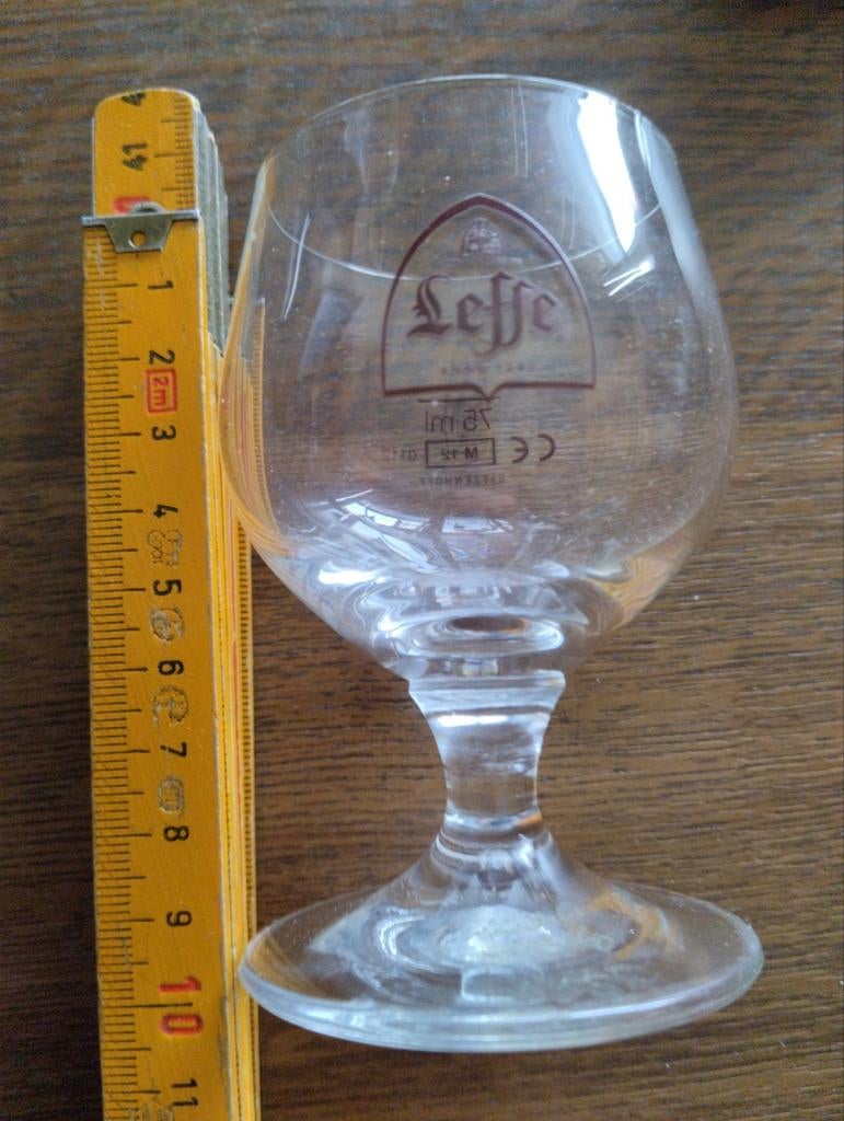 Degustatie glas bier  Leffe 75ml code M12, Verzamelen, Verzenden