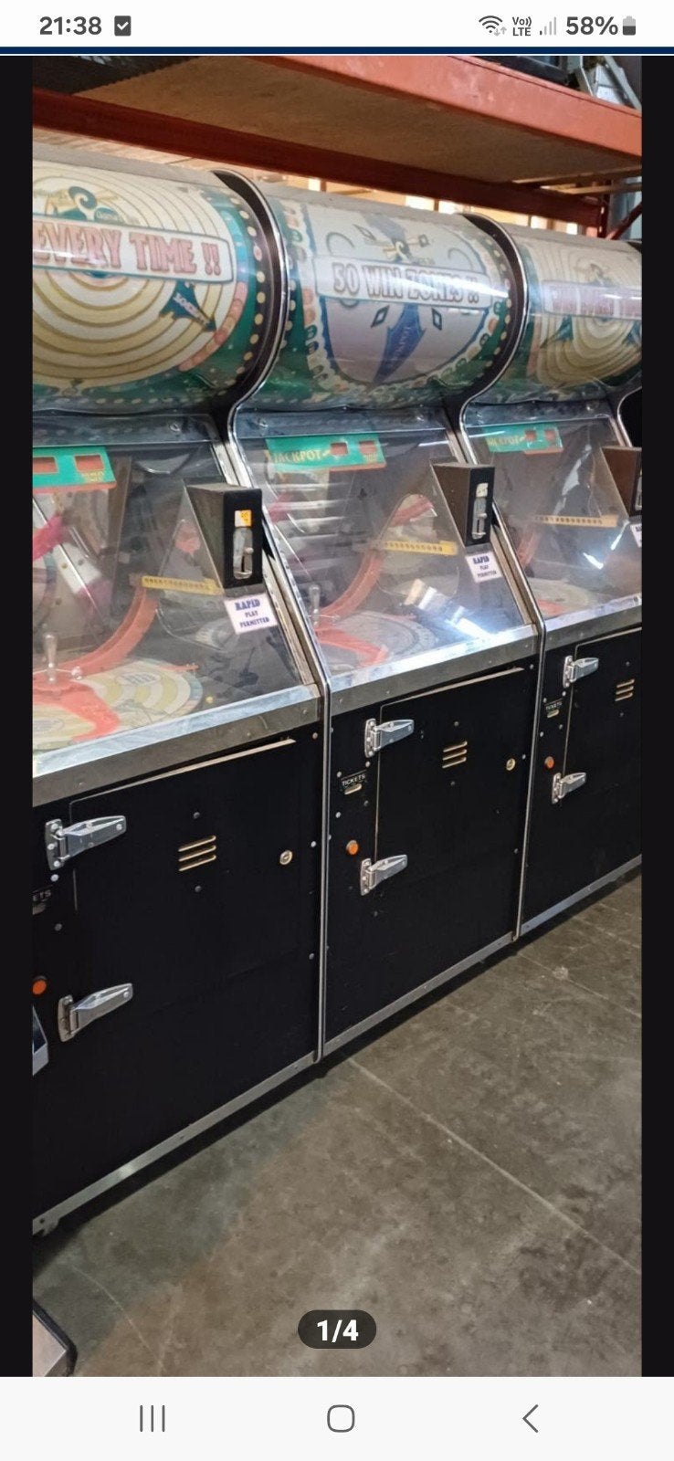 Toestel uit lunapark Wheel Deal, Collections, Enlèvement