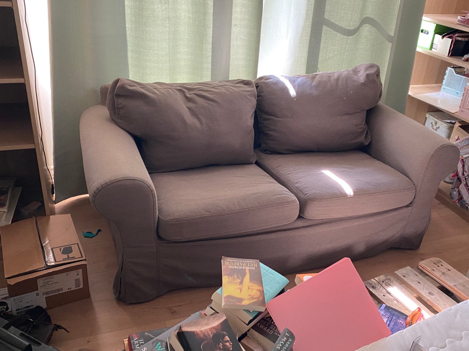 Zetel tweezit, Huis en Inrichting, Ophalen, Gebruikt, 150 tot 200 cm, Tweepersoons