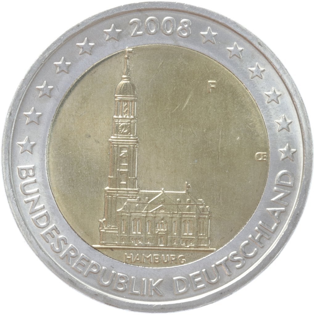 Speciaal 2 euro stuk - €2 Duitsland 2008 letter D, Postzegels en Munten, Munten | Europa | Euromunten, Losse munt, 2 euro, Duitsland