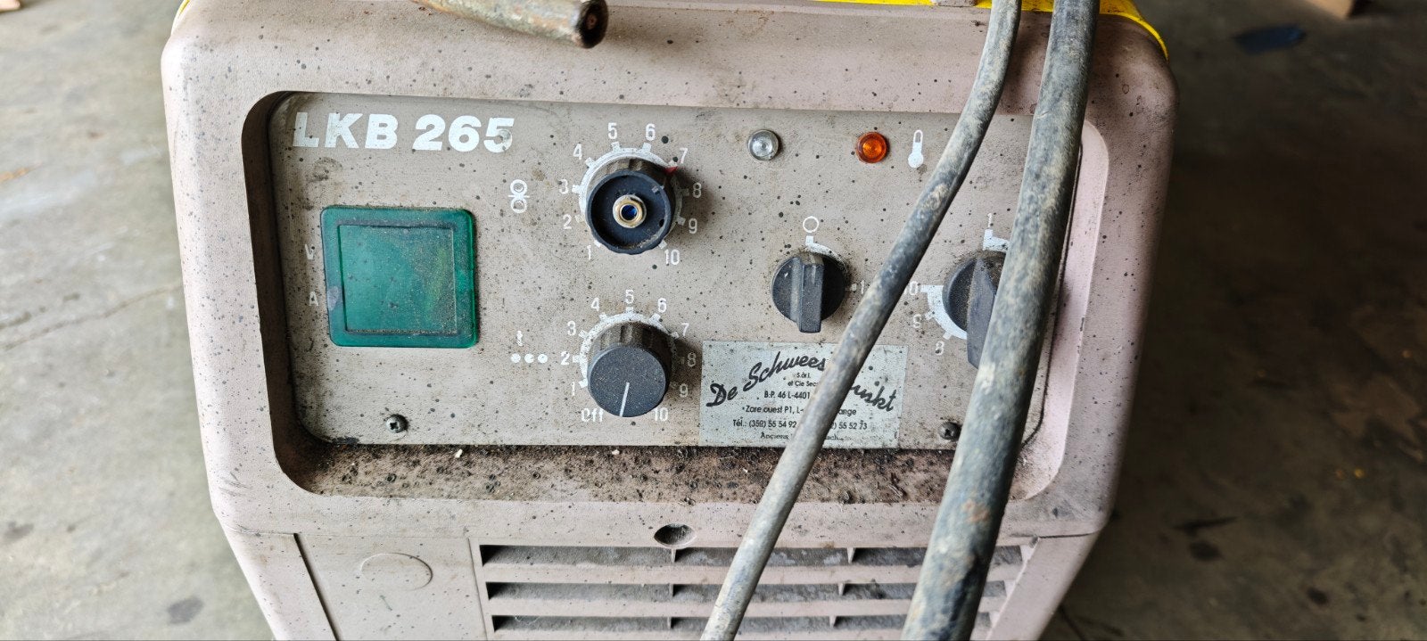 semi automatique esab lkb265, Enlèvement