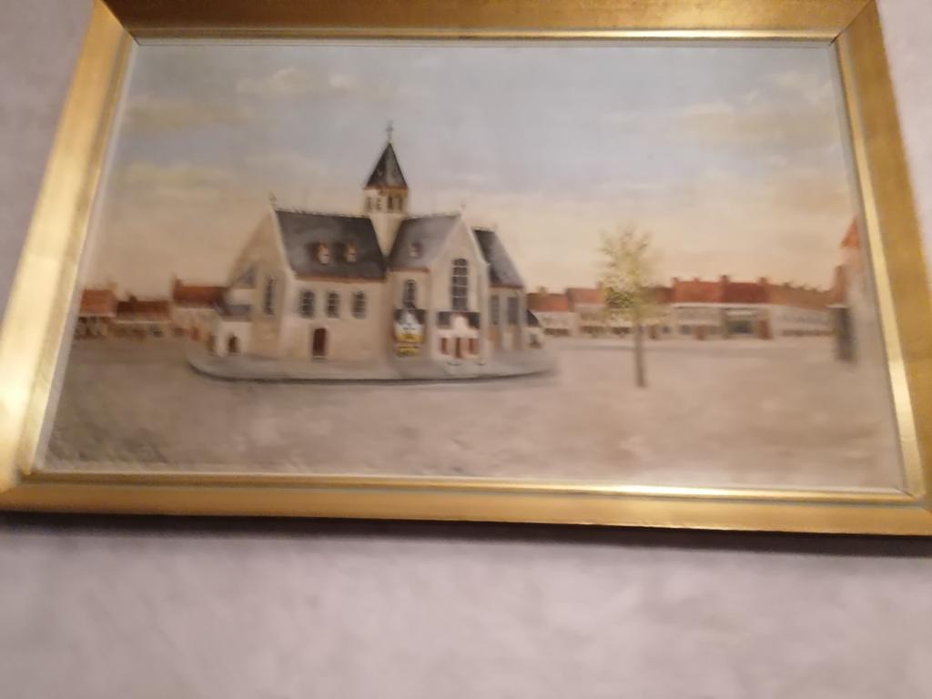 Schilderij Kerk van Wetteren, Ophalen