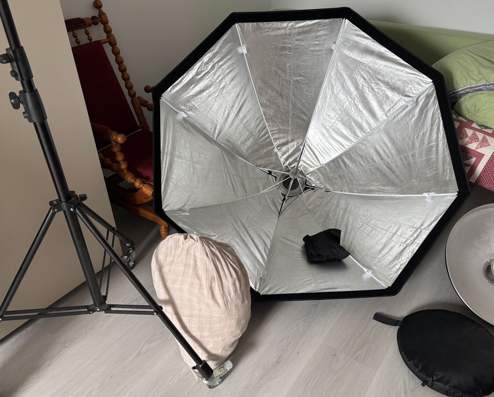 Foto Studio materiaal, Ophalen, Zo goed als nieuw, Complete fotostudio