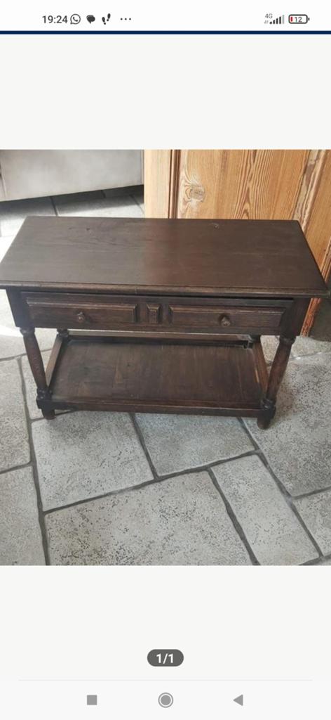 Table d 'appoint avec tiroirs, Maison & Meubles, Enlèvement