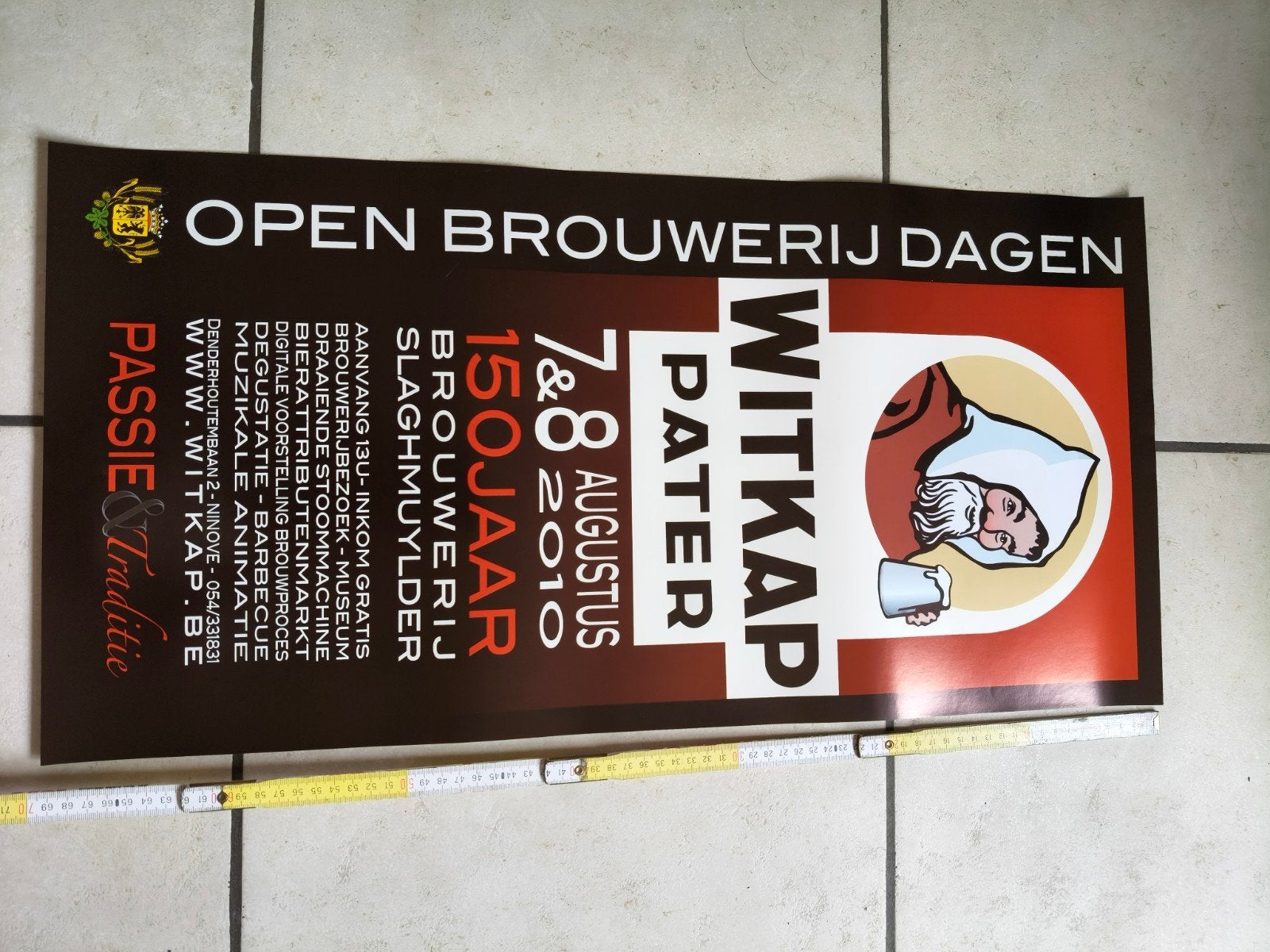 affiche bier, Ophalen