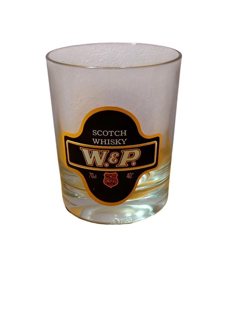 1 vintage glas uit de jaren 70-90 - W&P Scotch Whisky, Ophalen