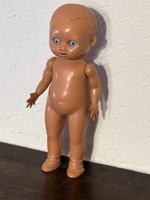 Vintage pop, bewegende ogen, harde kunstof, Ophalen