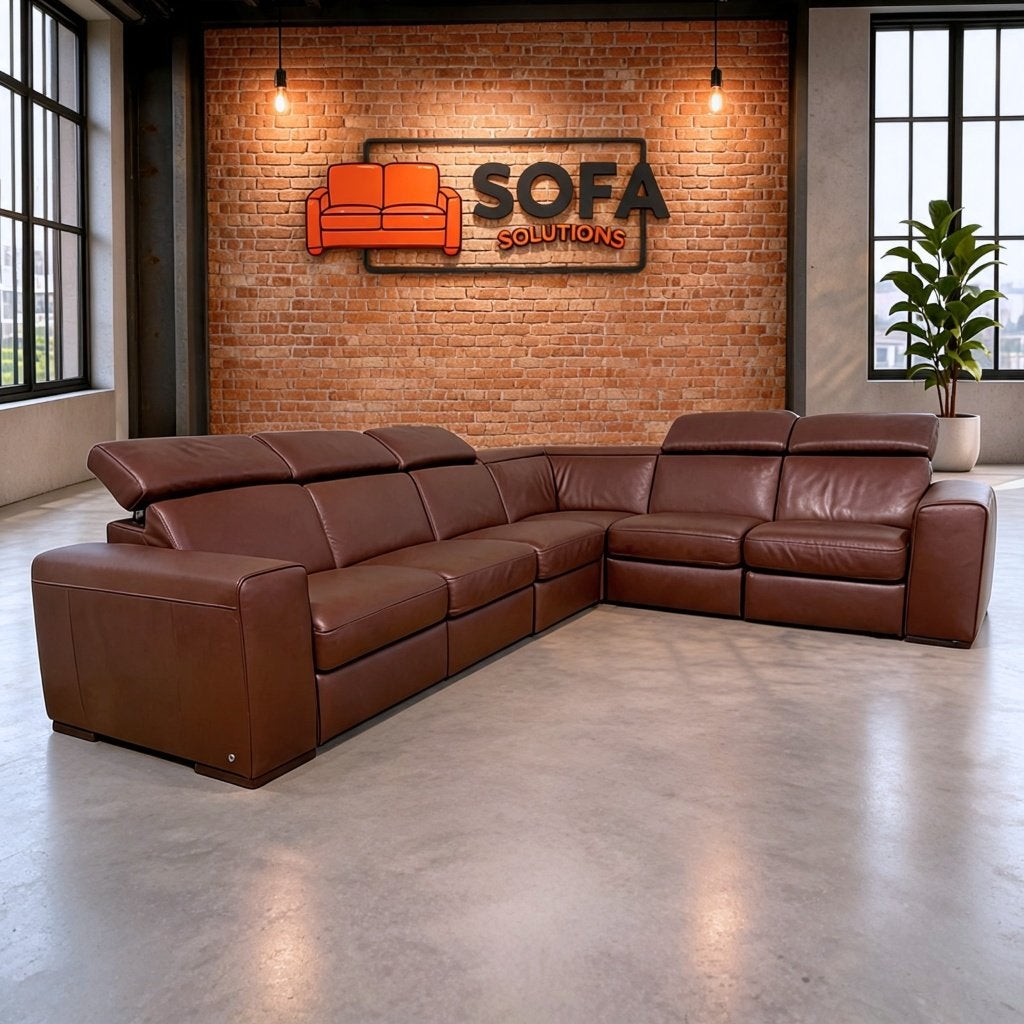 Natuzzi Editions B760 Lederen Relaxzetel, 150 tot 200 cm, Hoekbank, Ophalen of Verzenden, Zo goed als nieuw