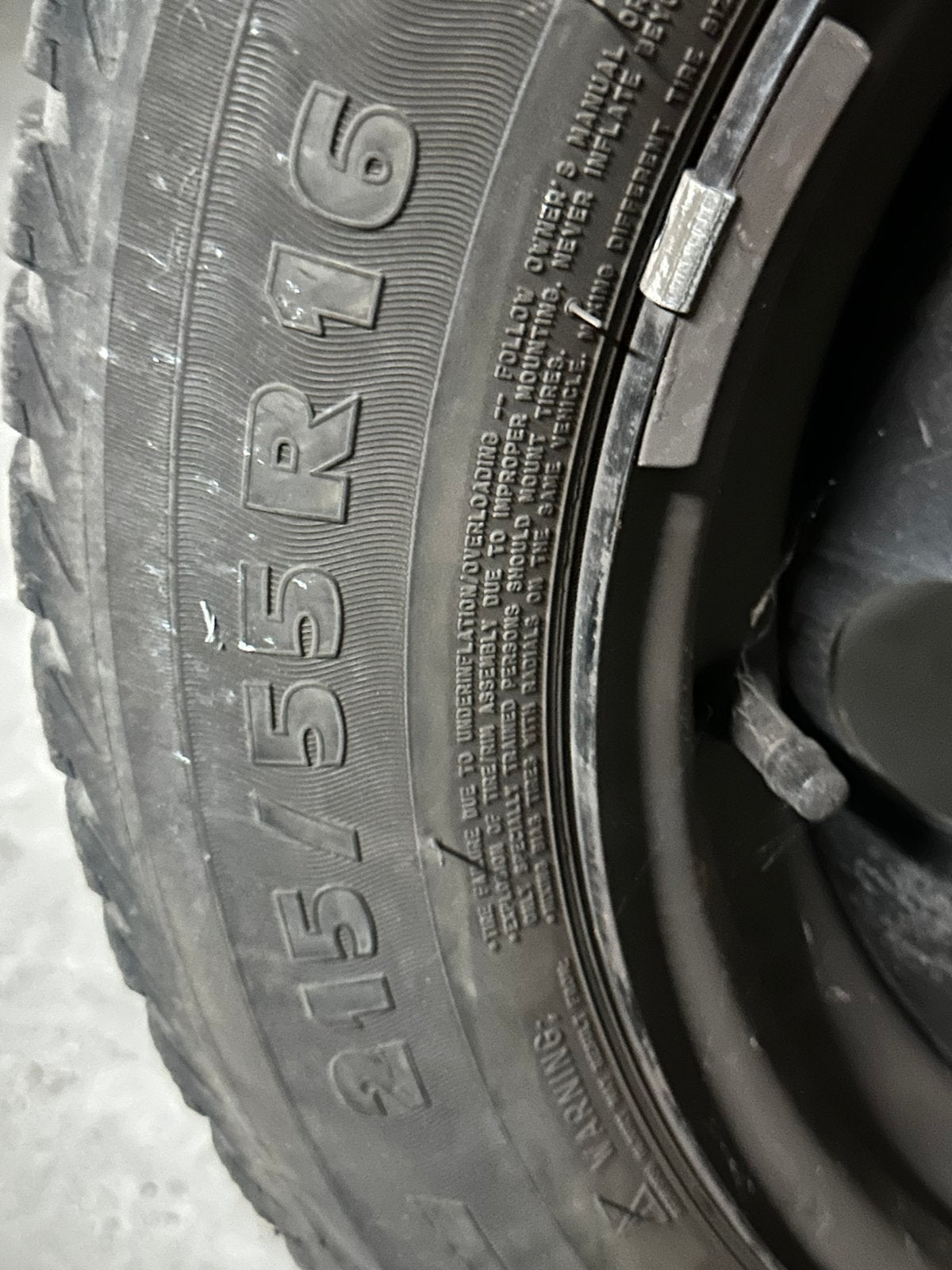 DRINGEND WEG MICHELIN WINTERSET 50 EURO, Ophalen, Gebruikt, Personenwagen, Winterbanden