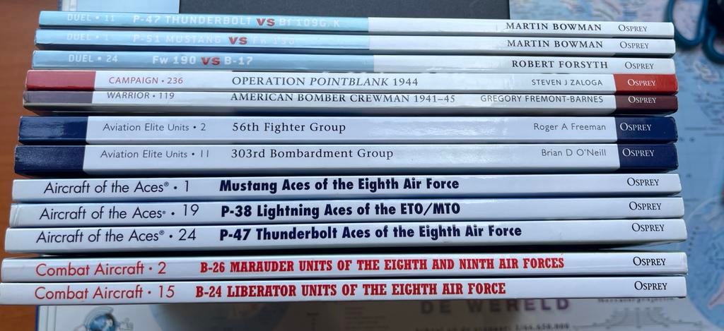 12 livres Osprey Aviation, Livres, Enlèvement ou Envoi, Comme neuf