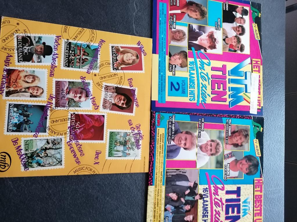 2x tien om te zien, 1x verzamel nederlands, Ophalen of Verzenden, Zo goed als nieuw, 12 inch