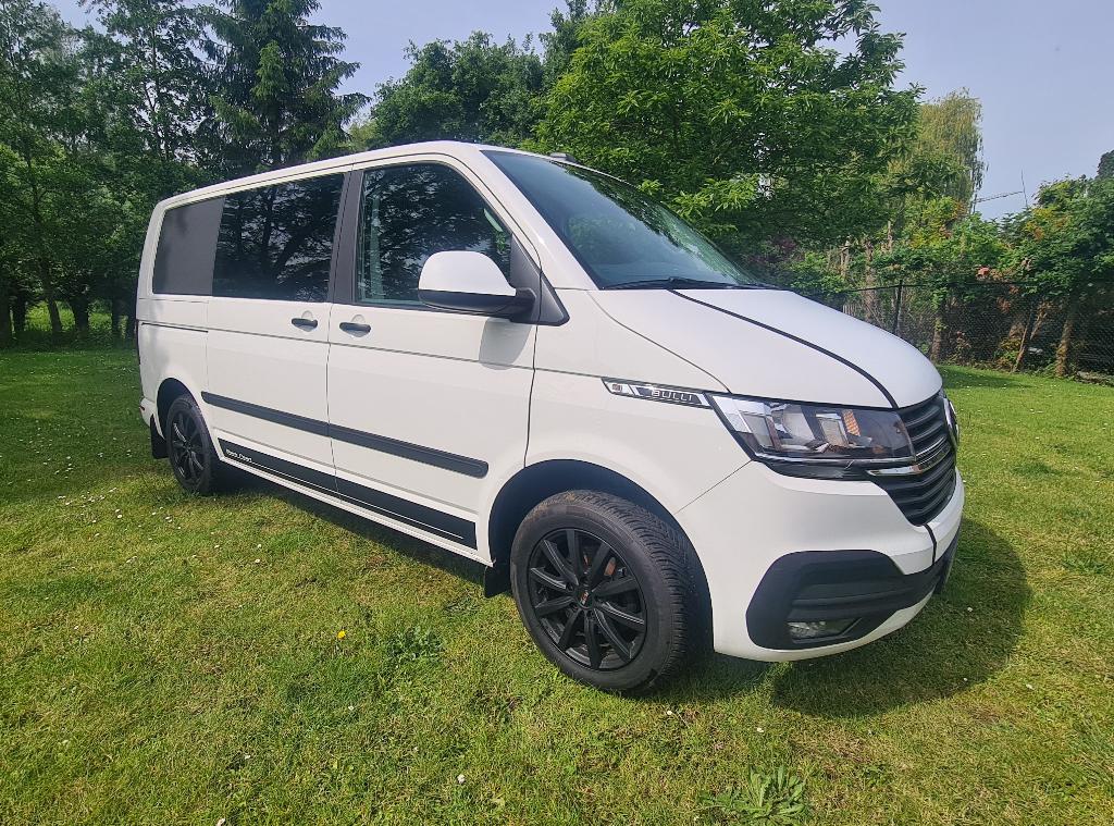 VW T6.1 dubbel cabine 150pk 2l commonrail, Voorwielaandrijving, Stof, 4 cilinders, Wit