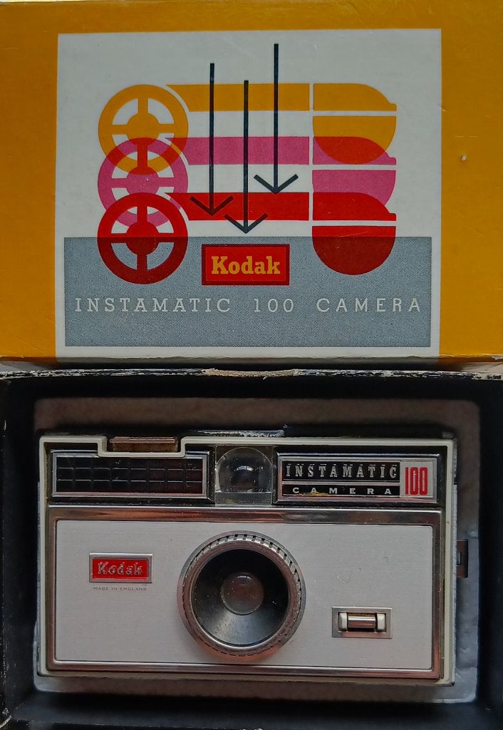 Kodak instamatic vintage fototoestel, Audio, Tv en Foto, Fotocamera's Analoog, Ophalen, Gebruikt, Compact, Kodak