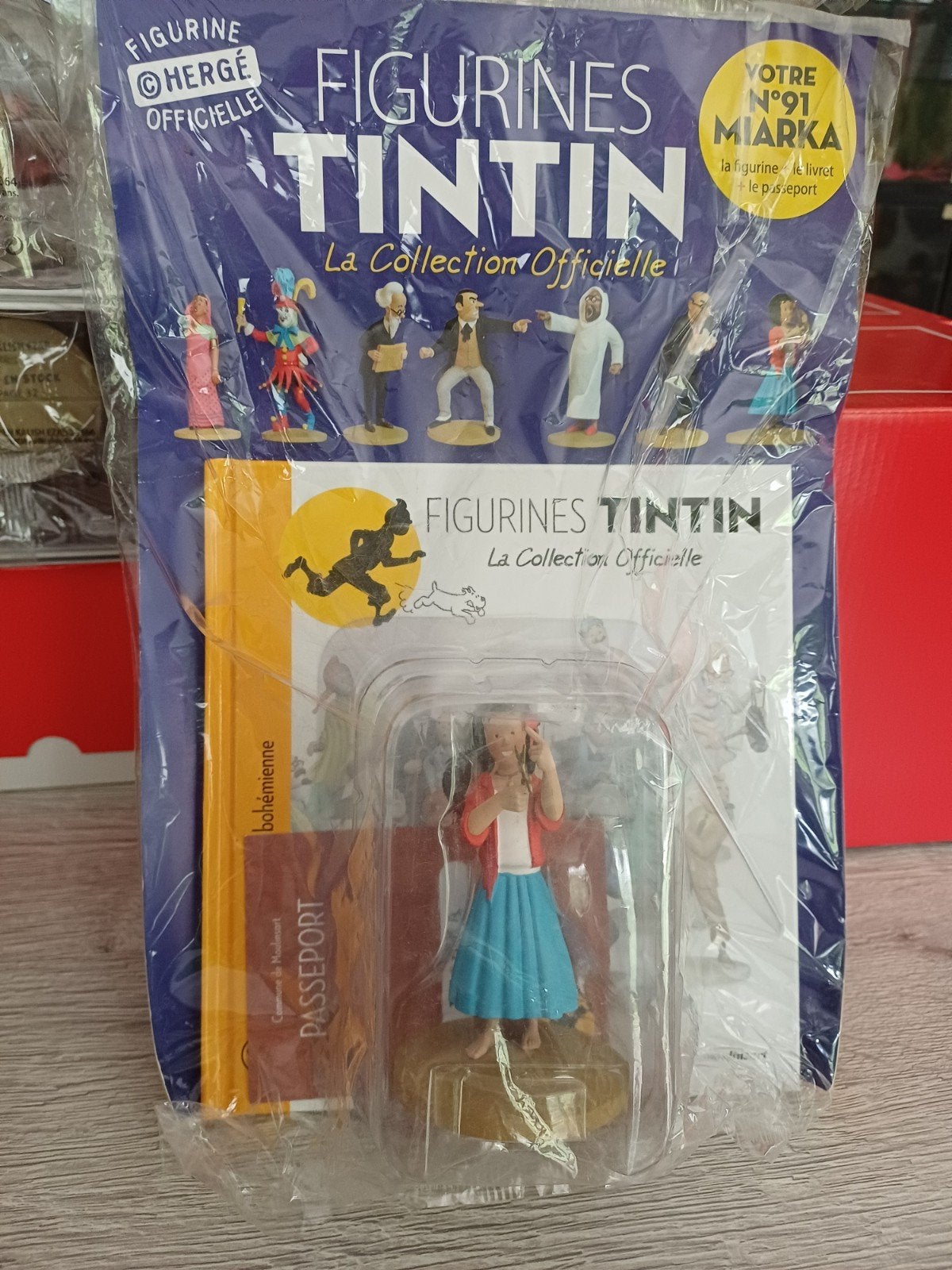 Miarka 91 figuur Kuifje. Moulinsart, Ophalen of Verzenden, Kuifje, Zo goed als nieuw, Beeldje of Figuurtje