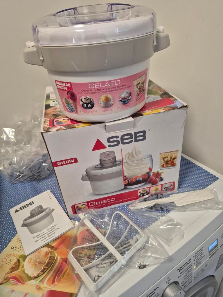 SEB Gelato ijsmachine. Nieuw!!! Waarde 75€, Ophalen