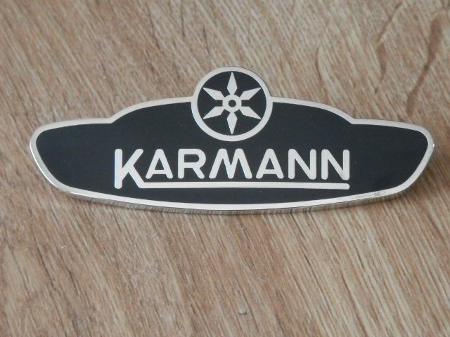 Emblème « Karmann » de la VW Beetle Cabrio, Enlèvement, Neuf