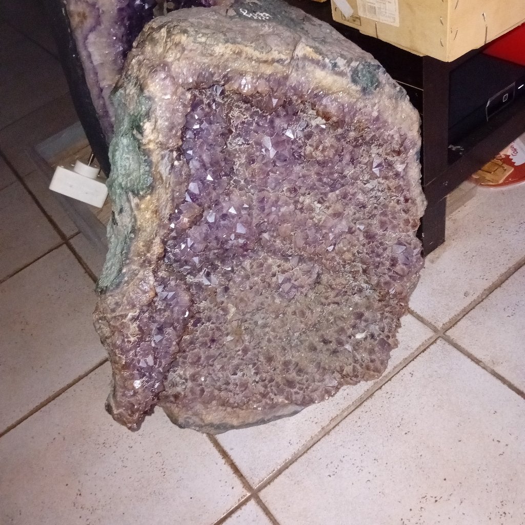 Enorme Geode d'amethyste 62kg, Enlèvement, Minéral