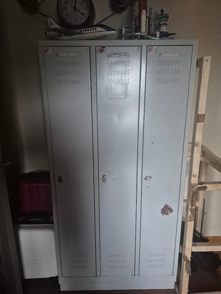 Metalen lockerkast, Ophalen, Gebruikt