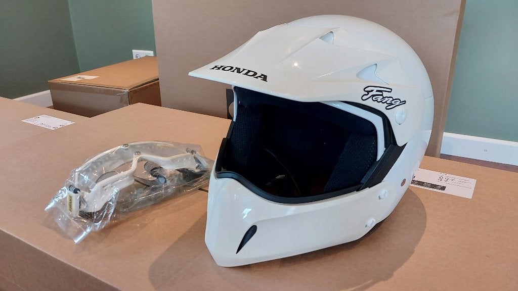Casque Honda Rheos Fang Z50J Baja Africa Monkey Z 50, Enlèvement, S