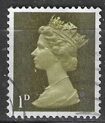 Grande-Bretagne 1967/1970 - Yvert 472 - Elisabeth II (ST), Timbres & Monnaies, Envoi, Affranchi