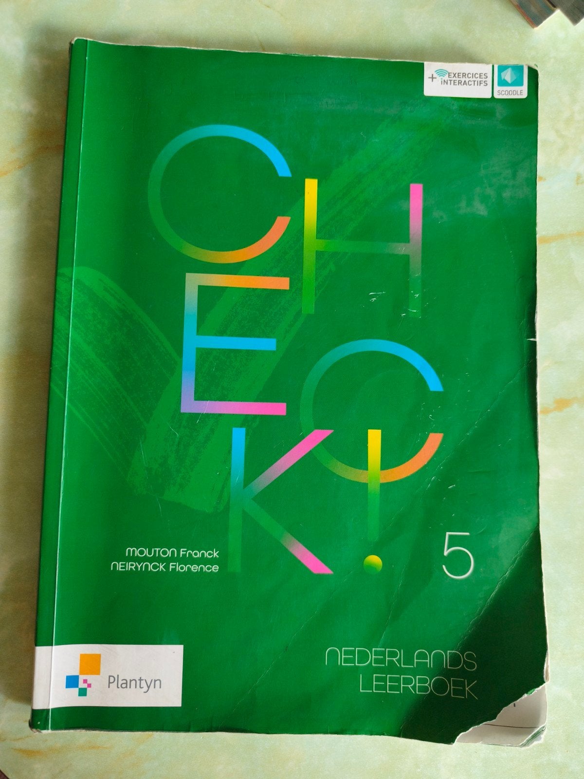 leerboek nederlands 5e check!, Livres, Enlèvement, Utilisé, Autres niveaux, Plantyn