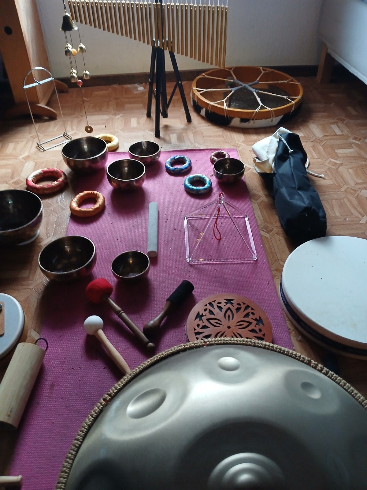 indian morning raga golden handpan c#, Ophalen