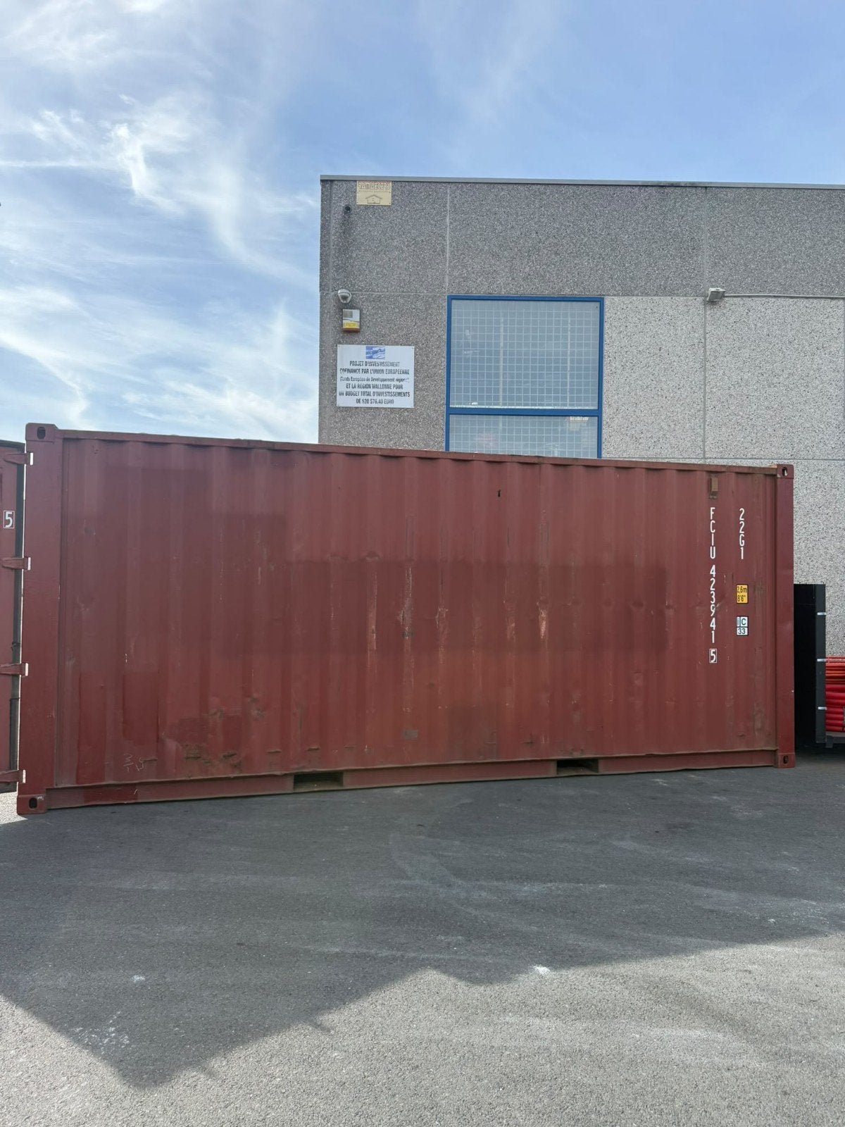 container d occassion de 6 à 40 pieds, Envoi, Pas, Bernard@ftgsprl.be, Pas
