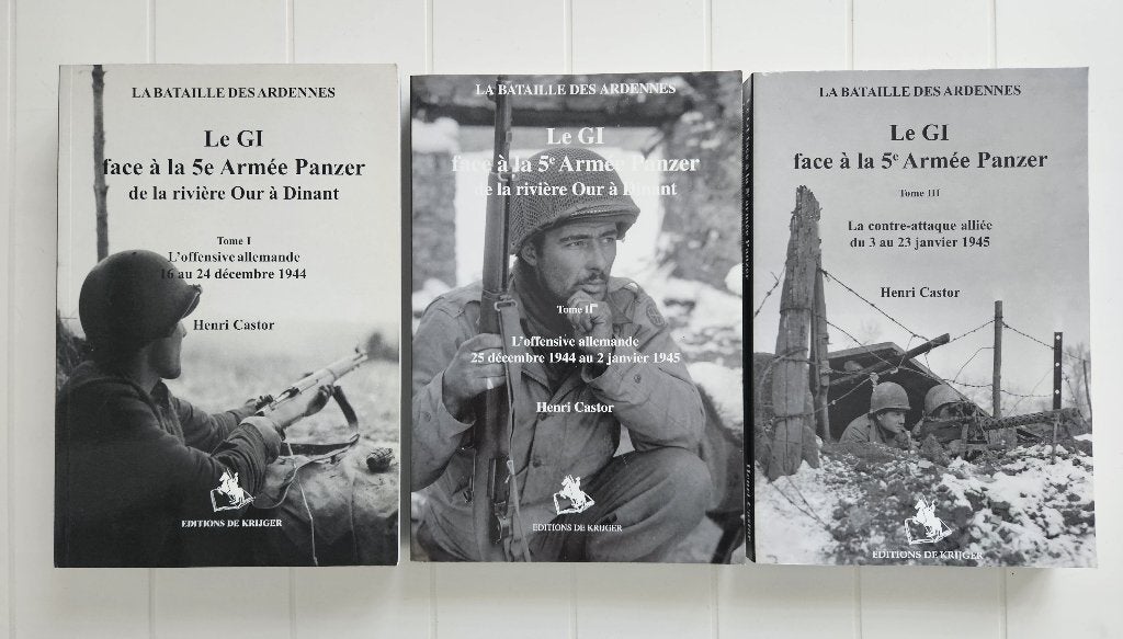 Le GI face a la 5e Armée Panzer - Tome 1;2;3, Livres, Enlèvement ou Envoi, Deuxième Guerre mondiale, Utilisé, Henri CASTOR